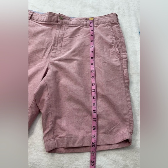 Jos. A. Bank 1905 Men’s Size 38 Oxford Pink Flat Front Shorts Contemporary Style - Picture 7 of 12